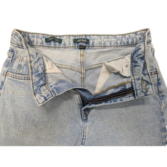 Wild Fable Super High Rise Mom Jean Distressed Light Wash Jeans Women's sz 6 - Picture 4 of 8